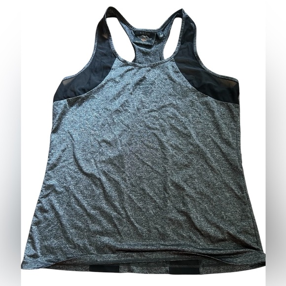 Harley-Davidson Gray and Black Sleeveless Tank Top - Picture 1 of 5